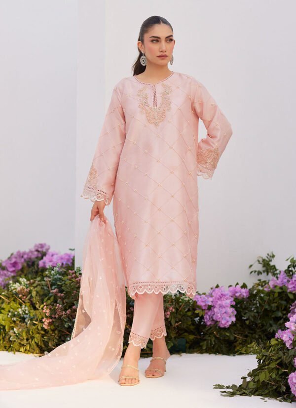 Farah Talib Aziz Zaza'24 Collection Bebe Blush Pink Embellished