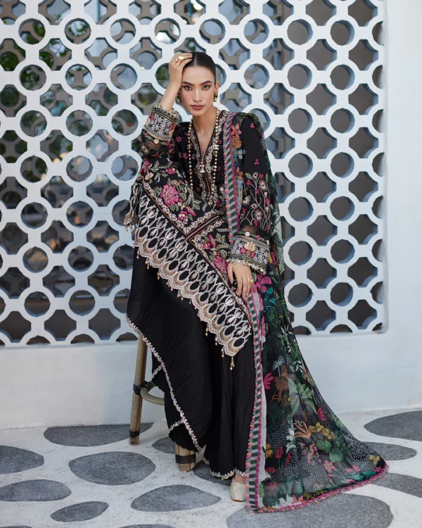 Faiza Saqlain Liliana Luxury Lawn'24 By Merle - Image 4