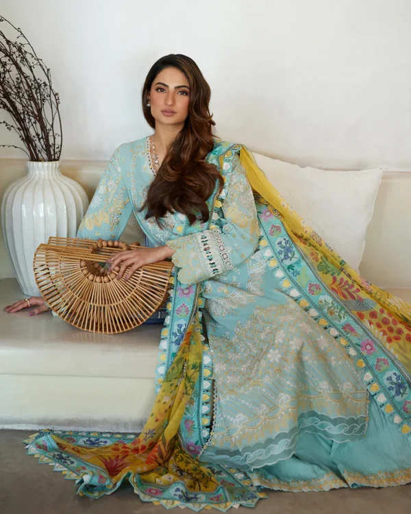 Faiza Saqlain Liliana Luxury Lawn'24 By Galina - Image 3