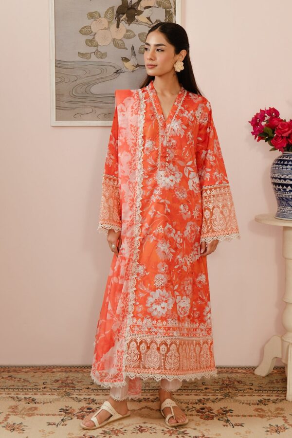 Azlin - Malina Printed Lawn by Afrozeh