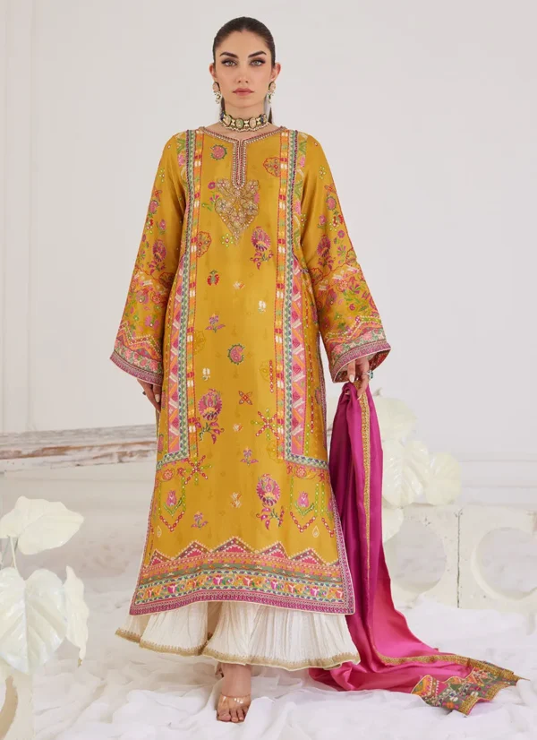 PALMIRA MUSTARD SHIRT AND DUPATTA