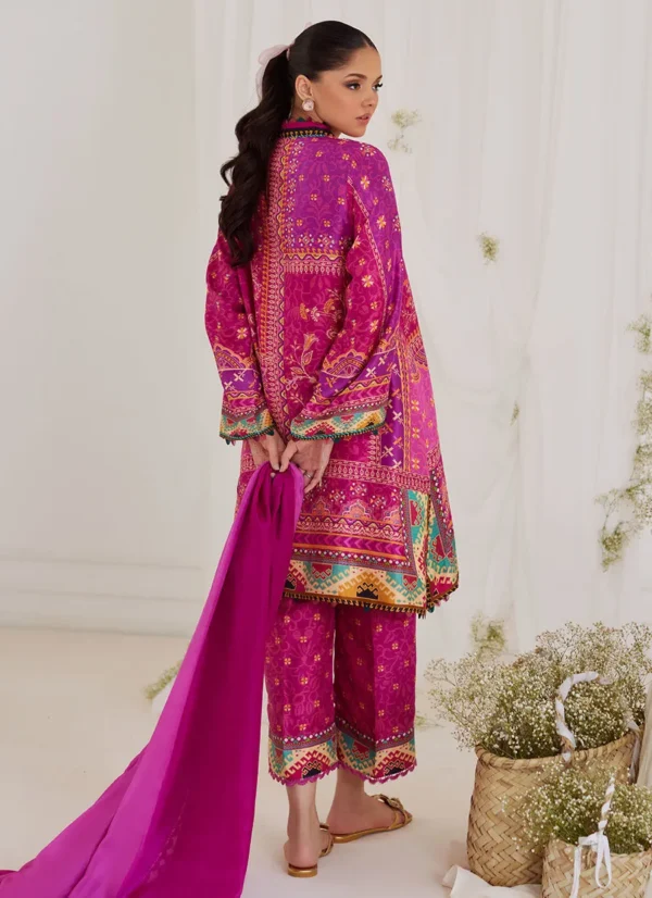 LUZ MAGENTA SHIRT AND DUPATTA