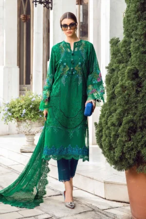 Maria B Lawn 3 Piece – Unstitched Suit | Eid Lawn-24-02