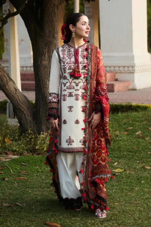 SS Lawn 24 Collection – Hussain Rehar – Fawn