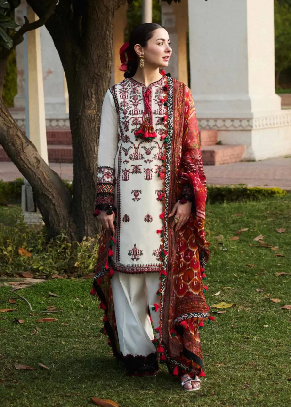 SS Lawn 24 Collection – Hussain Rehar – Fawn