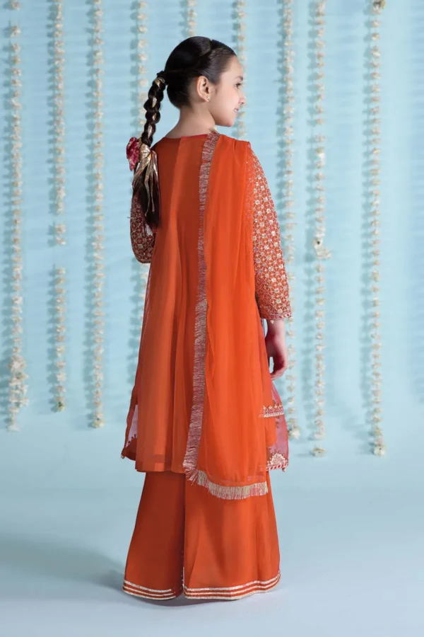 3 Piece Embroidered Net Suit | MKS-EA24-02