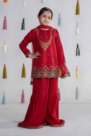 3 Piece Embroidered Lawn Suit | MKD-EA24-11