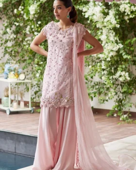 Farah Talib Aziz Luxe Pret By Karina Blush