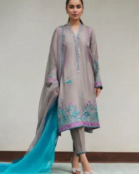 Farah Talib Aziz Luxe Pret By Natalya Charcoal