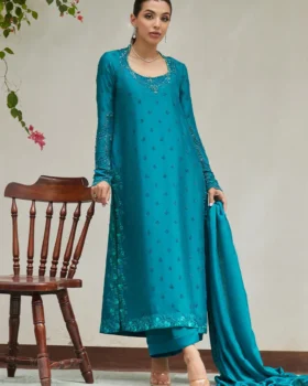 Farah Talib Aziz Luxe Pret By Persian Green