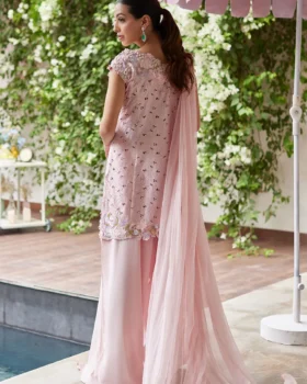 Farah Talib Aziz Luxe Pret By Karina Blush