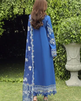 Qalamkar Festive Lawn 24 By PS-08 FARHEEN