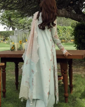 Qalamkar Festive Lawn 24 By PS-01 ALIZAY