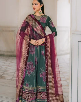 Iznik Printed Formals UE-319 Printed Chiffon