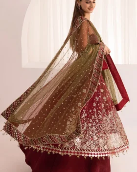 Jazmin Embroidered Net UN-4009