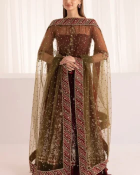 Jazmin Embroidered Net UN-4009