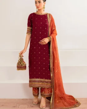 Baroque Unstitched CHIFFON UF-698