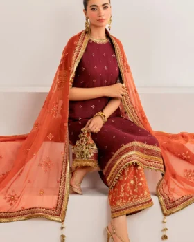 Baroque Unstitched CHIFFON UF-698