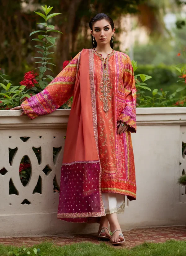 Mayna Festive Prints 24 Fadil Shirt And Dupatta