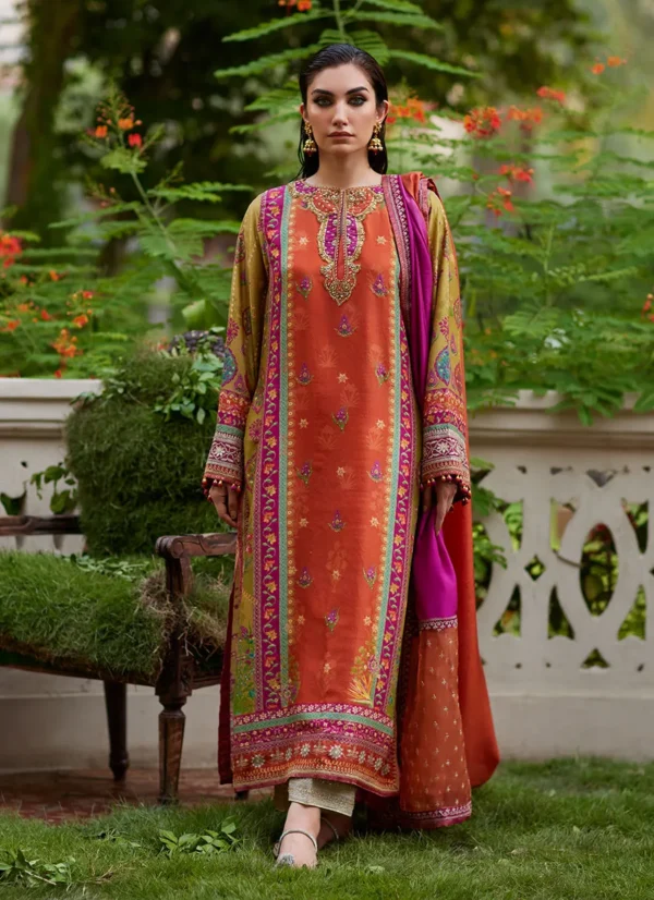 Mayna Festive Prints 24 Aifa Shirt And Dupatta