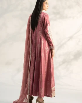 Maria B 3 Piece Embroidered Jacquard Suit | DW-W24-81