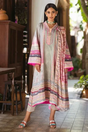 Mushq Nirvana Unstitched Silk Edit By Taffy