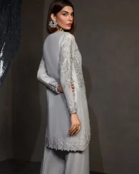 Saira Shakira Zarae Luxury Pret 24 Saffron