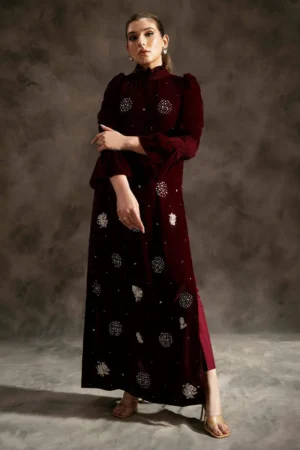 Zainab Salman Lamour Festive Velvet By Sparking Rose