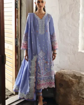 Qalamkar Qlinekari Linen By LM-09 LORNA