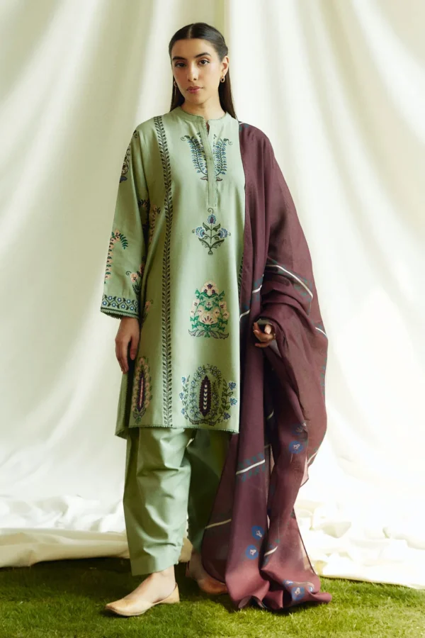 Zara Shahjahan Coco Winter 24 By Pearl-3B