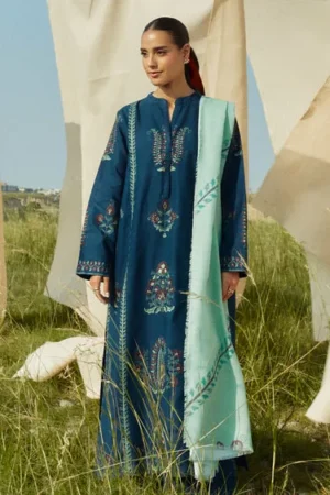 Zara Shahjahan Coco Winter 24 By Pearl-3A