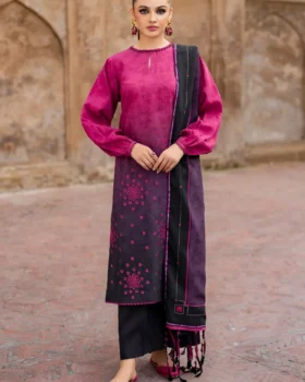 Baroque Unstitched Embroidered Viscose UF-722