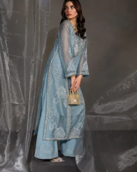 Saira Shakira Zarae Luxury Pret 24 Cyan