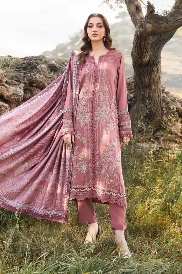 Maria B M Prints Printed Linen Suit | MPT-2404-A