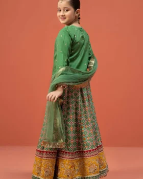 Maria B Kids Embroidered Linen Suit | MKD-W24-04