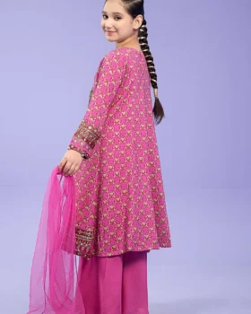 Maria B Kids Printed Linen Suit | MKD-W24-16