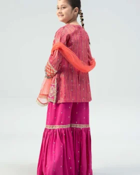 Maria B Kids Embroidered Suit | MKD-W24-11