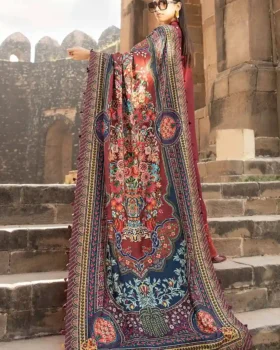 Maria B M Prints Printed Linen Suit | MPT-2407-B