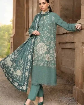 Maria B M Prints Printed Linen Suit | MPT-2408-A