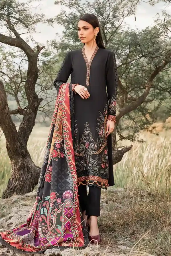 Maria B M Prints Printed Linen Suit | MPT-2402-B