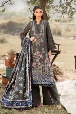 Maria B M Prints Printed Linen Suit | MPT-2401-A