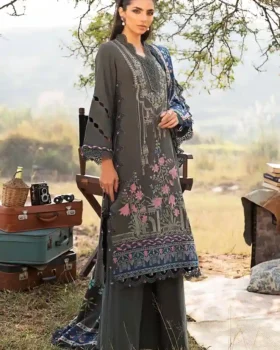 Maria B M Prints Printed Linen Suit | MPT-2401-A