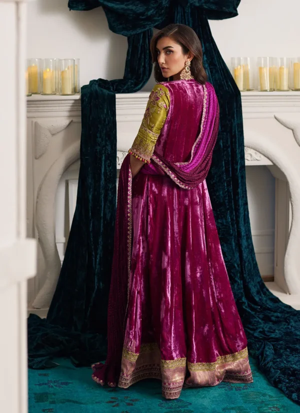 Farah Talib Aziz Velvet Wynn Angrakha And Dupatta