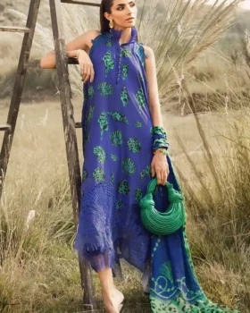 Maria B M Prints Printed Linen Suit | MPT-2410-A