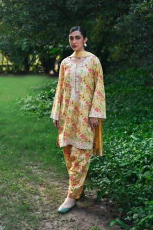 Agha Noor Digital Printed Cambric Suit FF-2205