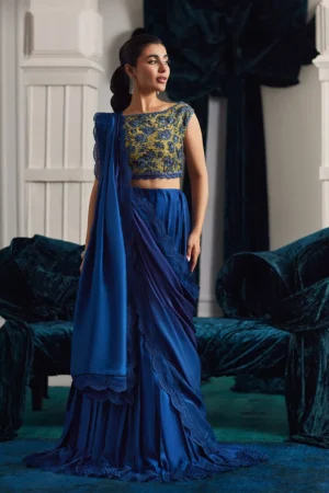 Farah Talib Aziz Velvet Persee Lehenga Choli