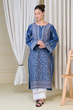 Agha Noor Pure Embroidered Cambric Shirt KJ-4285