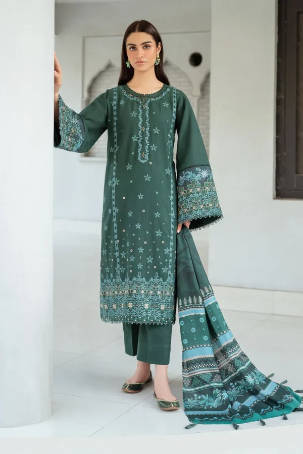 Baroque Embroidered Khaddar UF-4005