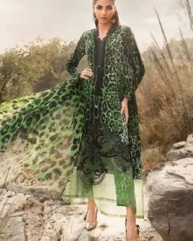 Maria B M Prints Printed Linen Suit | MPT-2409-A