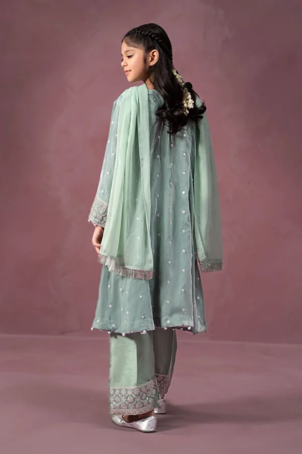 Maria B 3 Piece Embroidered Velvet Suit | MKS-W24-38